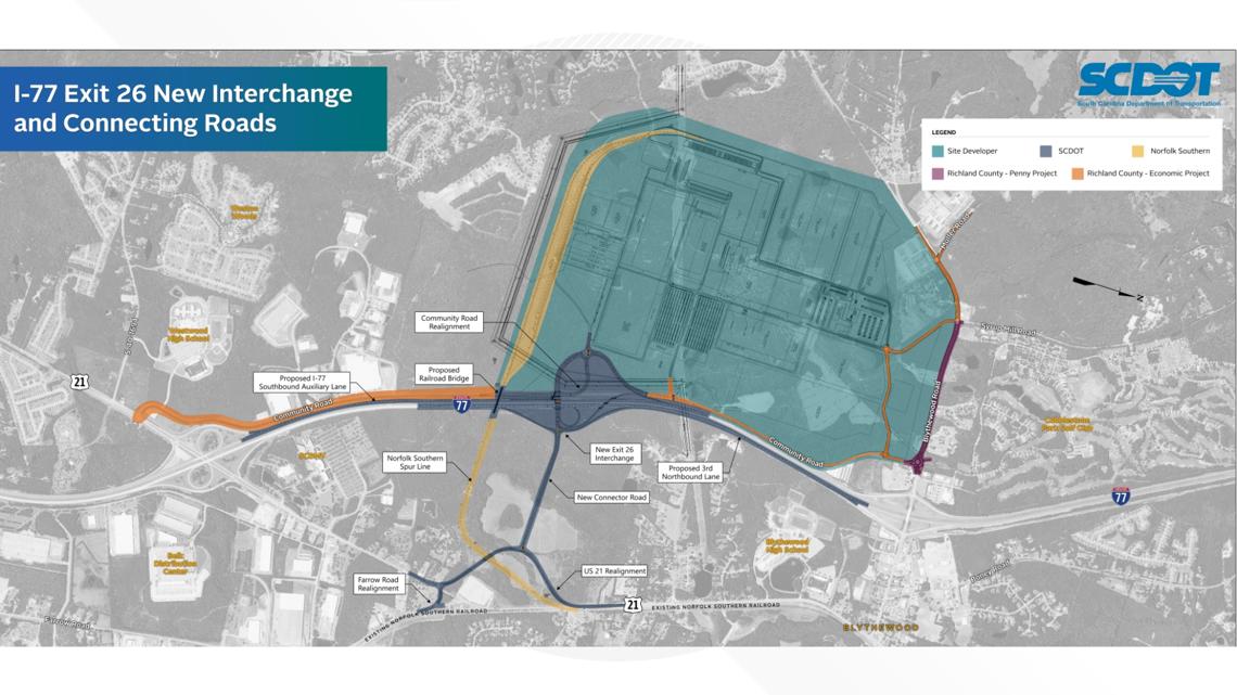 New Blythewood I-77 interchange planned to support Scout Motors [Video]