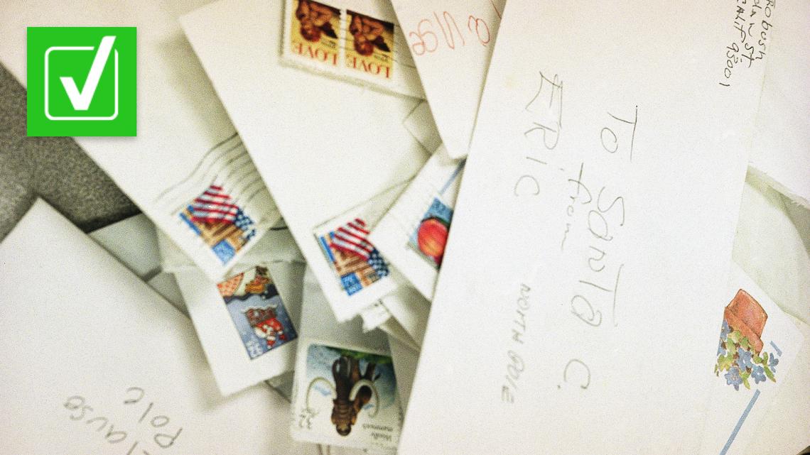 Yes, letters mailed to Santa need postage [Video]