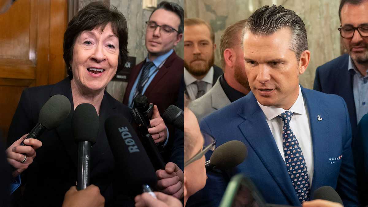 Collins meets with Hegseth as he lobbies for key votes in Senate [Video]