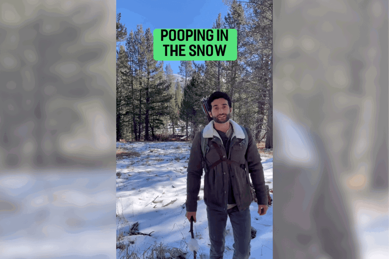 Tips for Pooping in the Snow on Outdoor Adventures (Funny Video)