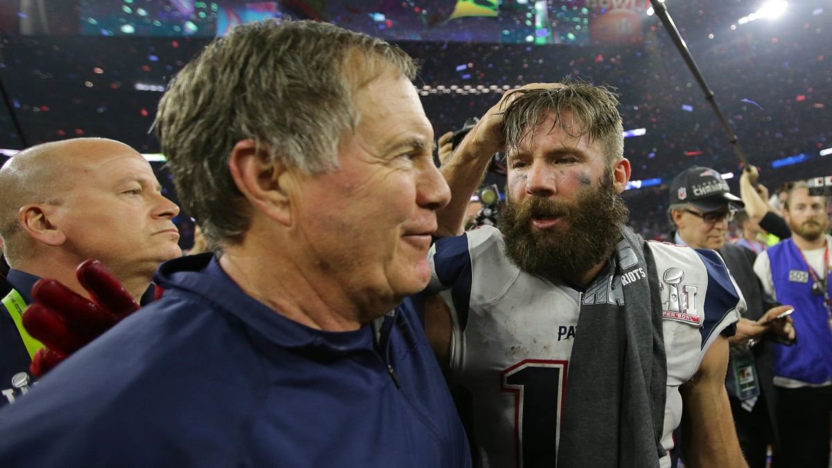 Julian Edelman reacts to Bill Belichick being named North Carolinas head coach  NECN [Video]