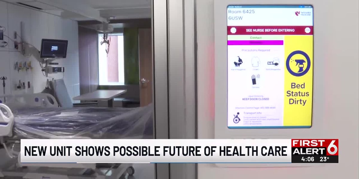 New unit at Nebraska Medicine integrates technology like AI into patient care [Video]