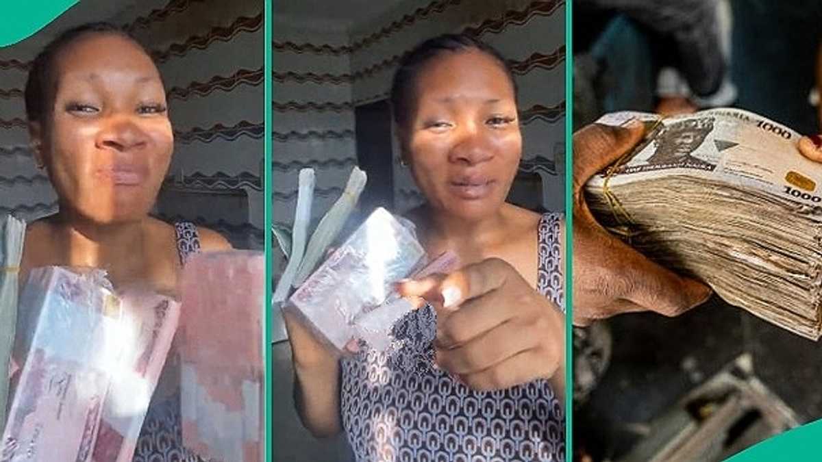 Woman Advises Ladies to Be Kind to Husband’s Rich Friends as She Flaunts Cash She Received [Video]