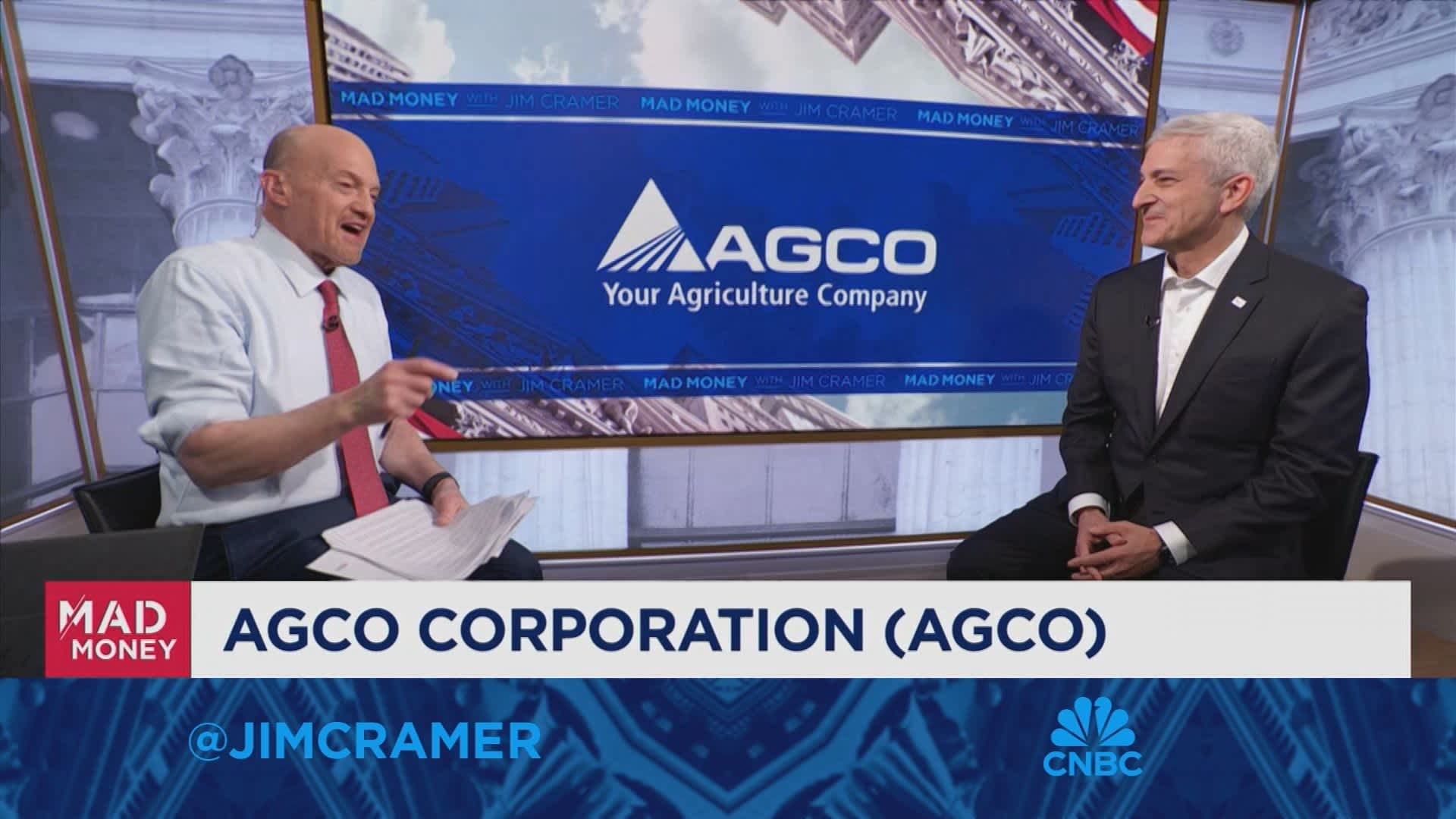 AGCO Corporation CEO Eric Hansotia goes one-on-one with Jim Cramer [Video]