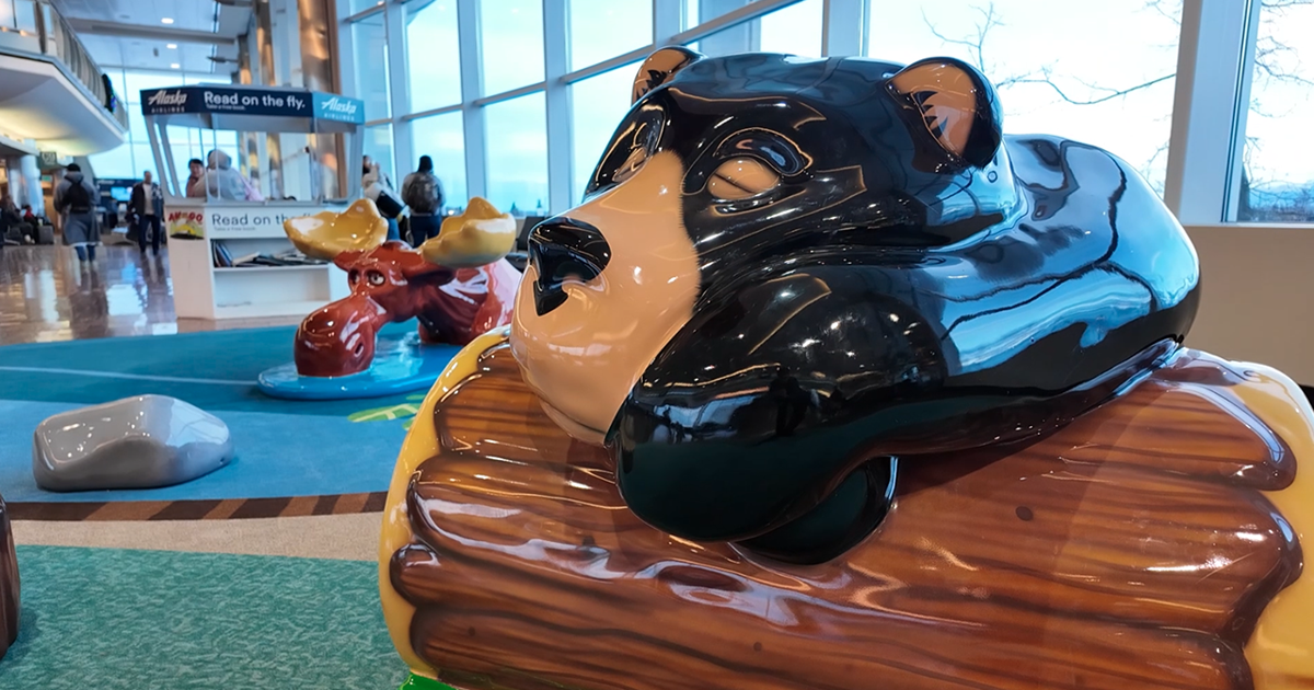 New Alaska-themed play area opens at Anchorage Airport for young travelers | [Video]