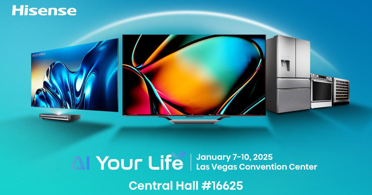 HISENSE TO UNVEIL "AI YOUR LIFE" VISION AT CES 2025 | PR Newswire [Video]