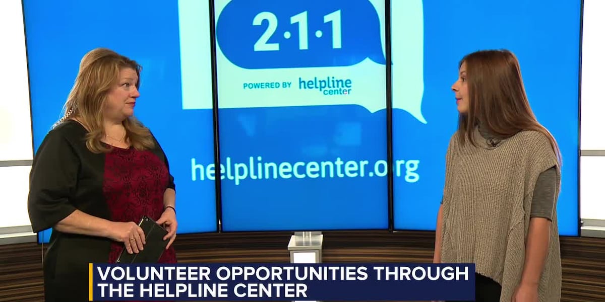 Plenty of ways to volunteer through Helpline Center in 2025 [Video]