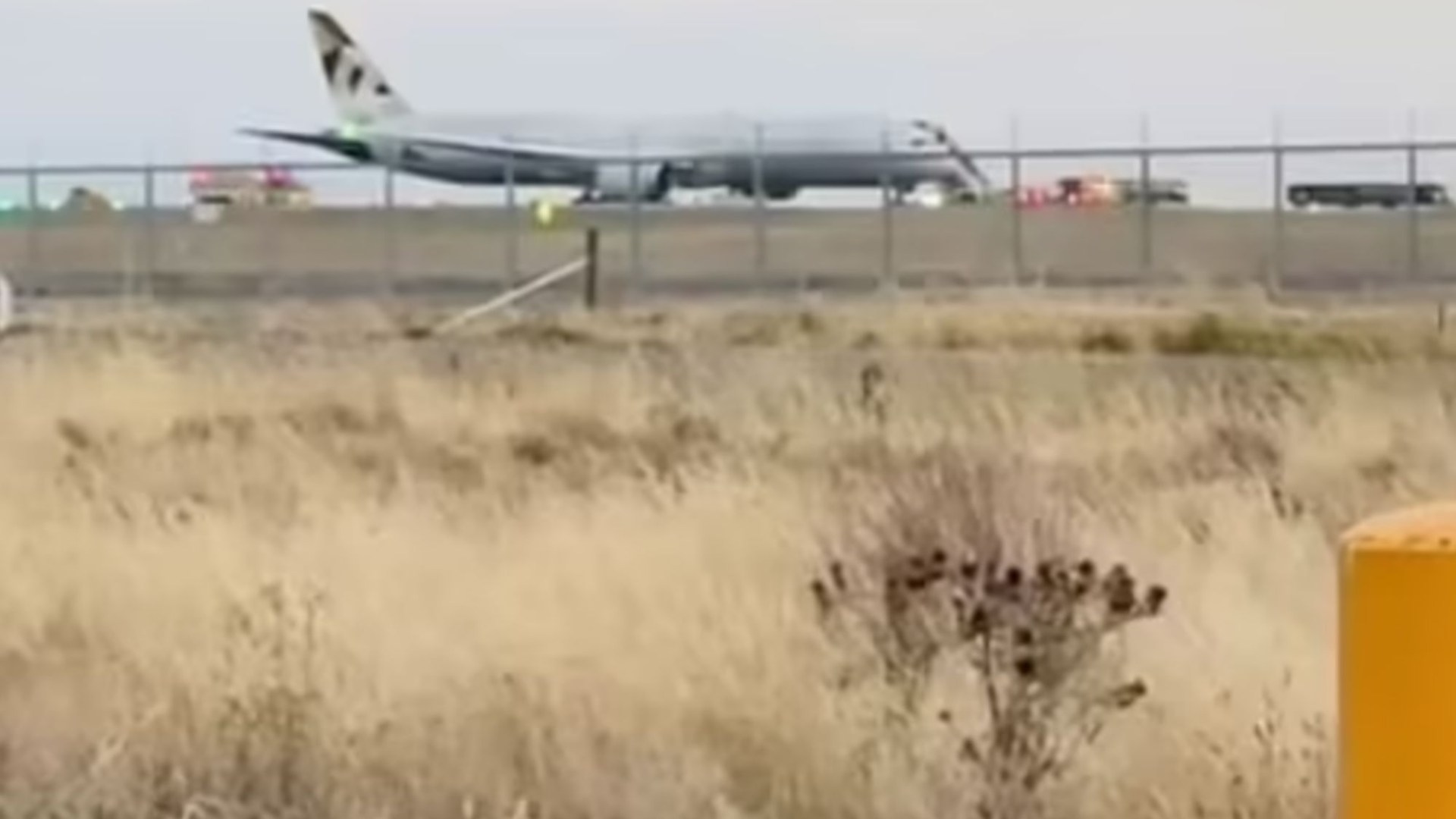 Panic as Boeing plane aborts take-off on runway as pilot ‘slams emergency brake’ & passengers report ‘tyres exploding’ [Video]