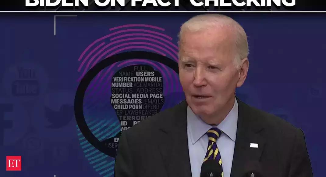 ‘Telling the truth matters…’: Joe Biden calls Meta’s decision to scrap fact-checking ‘shameful’ – The Economic Times Video