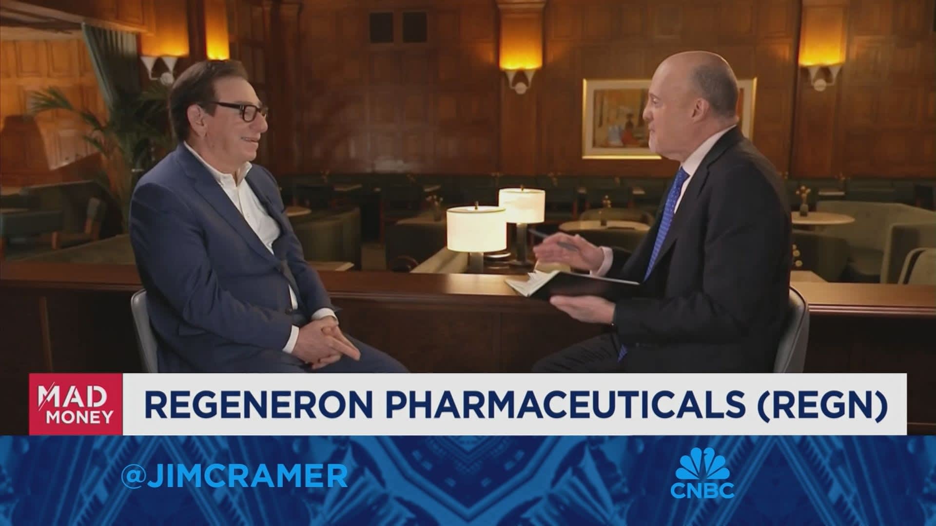 Regeneron CEO Len Schleifer sits down with Jim Cramer [Video]