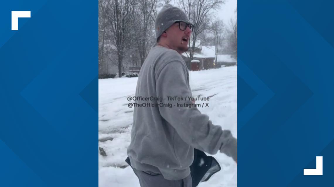 Viral TikTok captures Indiana pizza delivery driver’s snowy trek [Video]