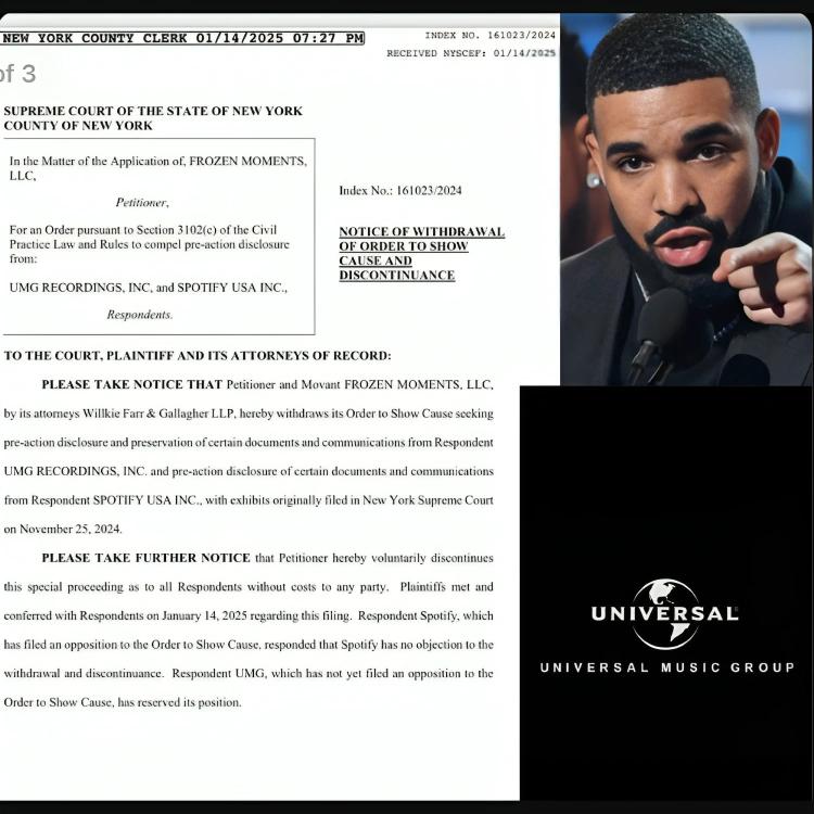 Drake Drops Legal Action Against Spotify and UMG After Today’s Meeting [Video]