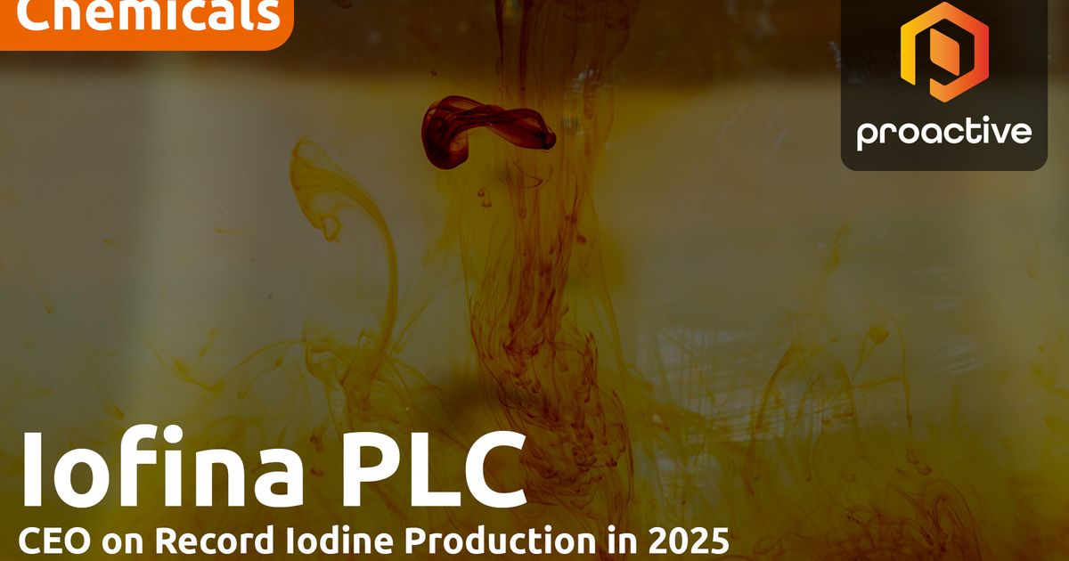 Iofina CEO on record iodine production in 2024, growth plans [Video]